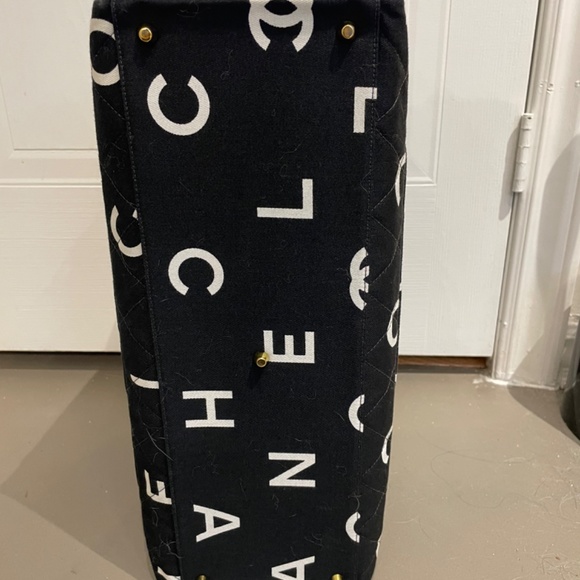 SOLD Chanel 1997 Canvas Letters Logo Tote - Picture 16 of 16